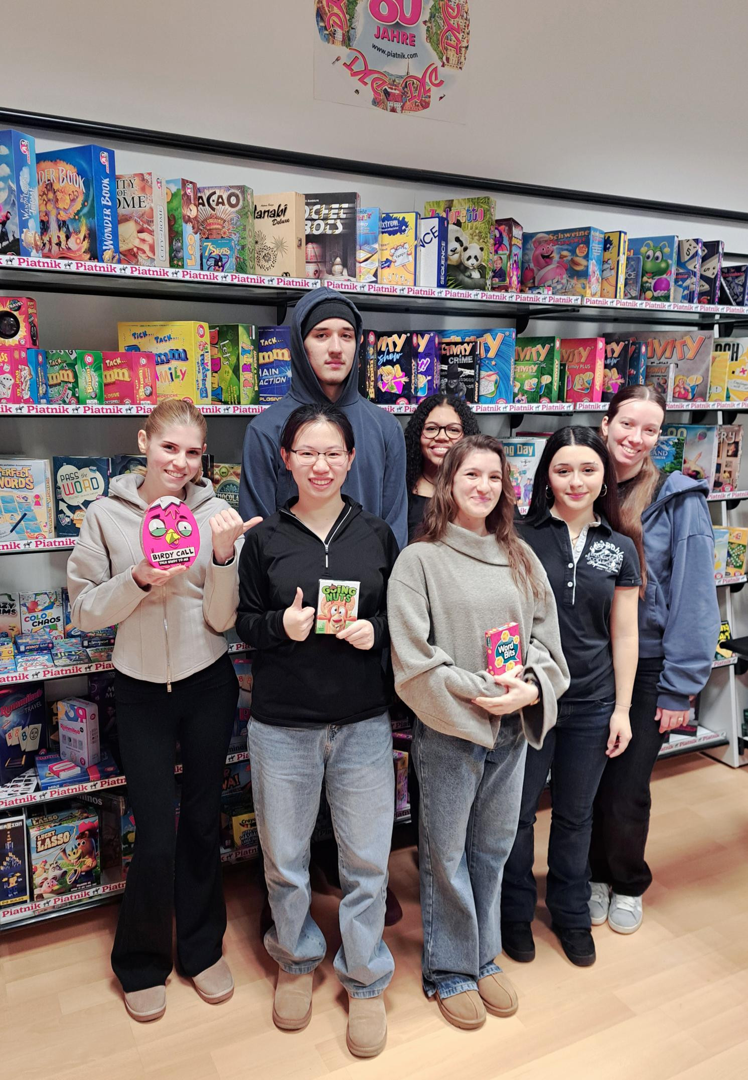 Schüler*innen bei Piatnik