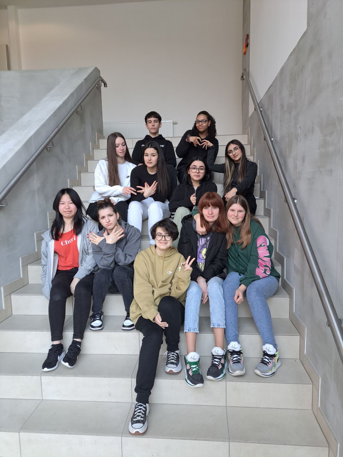 schüler*innen der 1hmb und 1hka