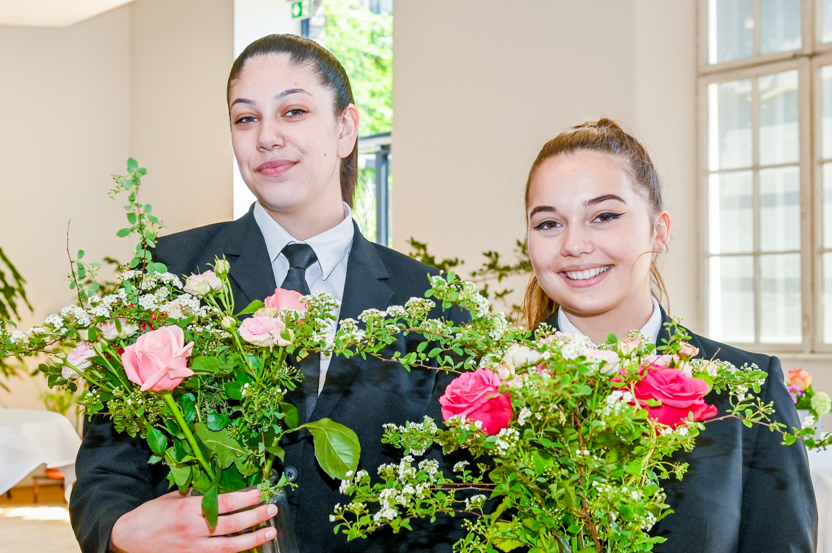 Schülerinnen der Abteilung Wirtschaft