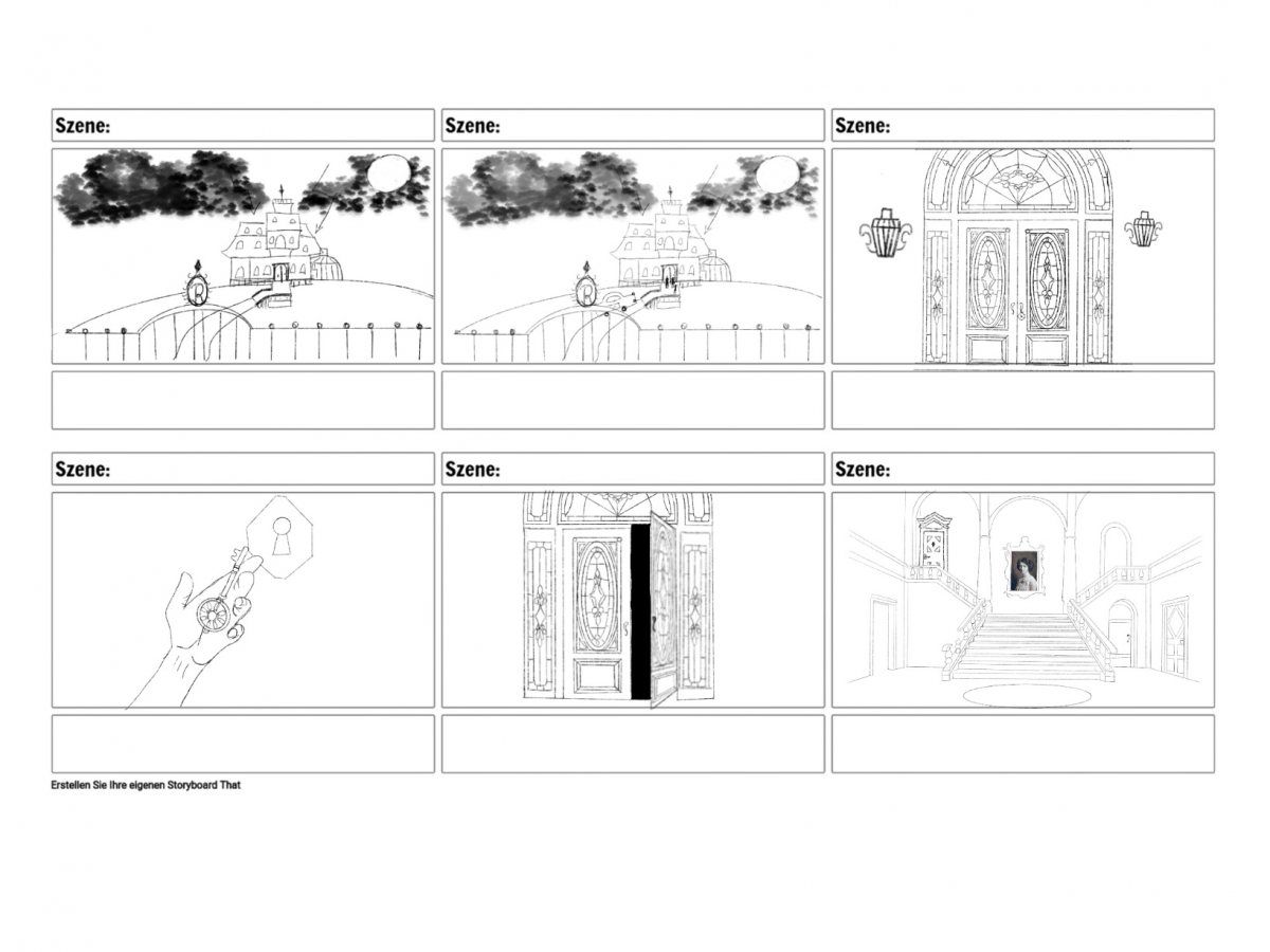 Storyboard zu Psycho