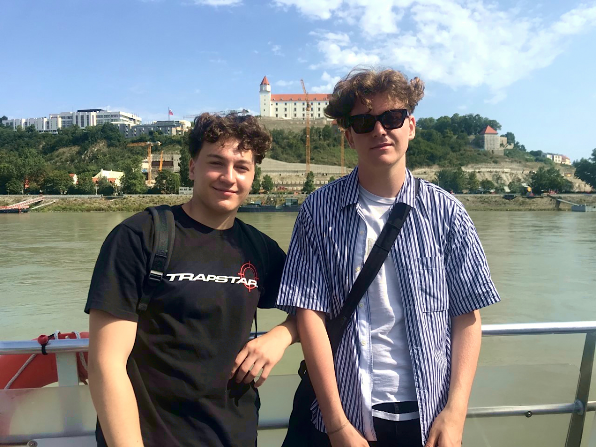 Ankunft in Bratislava