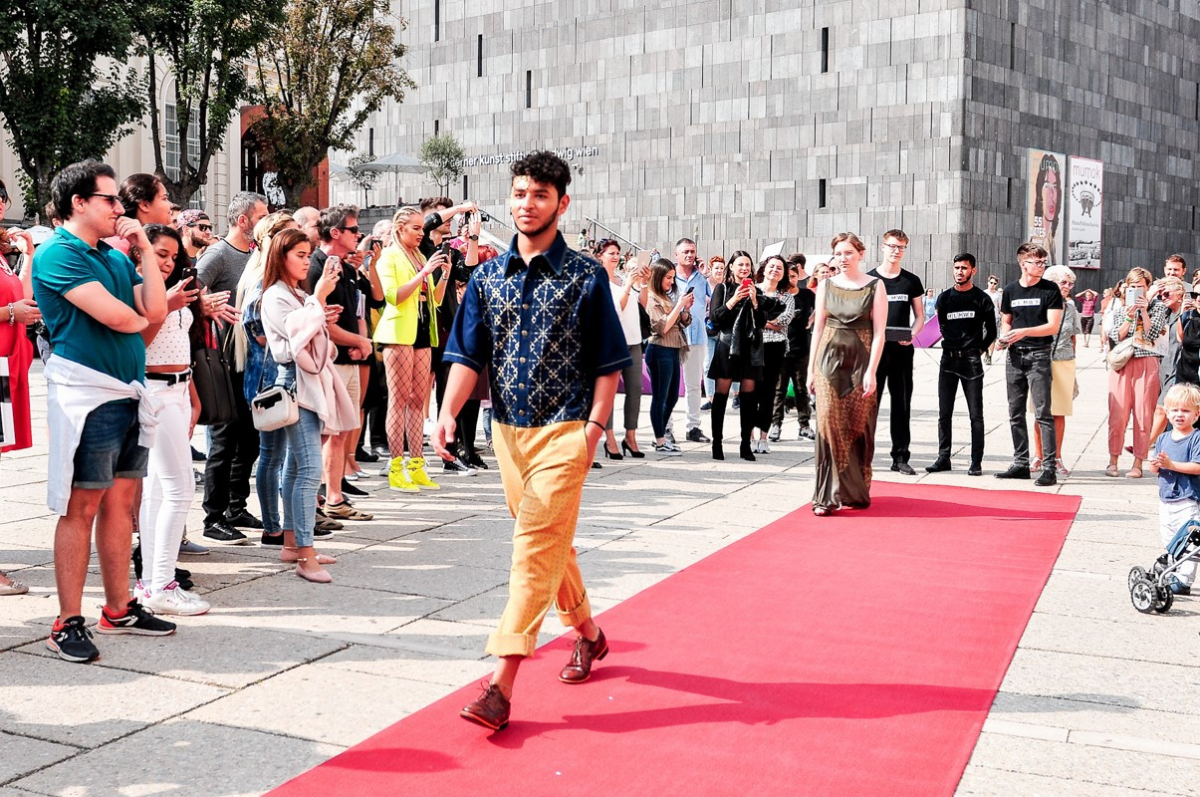 Modeschau im Museumsquartier